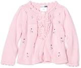 Vitamins Baby Girls Infant Flowers Sweater with Eyelet Detail