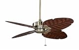 Fanimation Ceiling Fans FP7400AB Windpointe Four Blade Antique Brass Tropical Indoor Fan 52