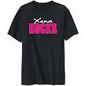 T-Shirt Mens Black " Xena rocks " Female Names