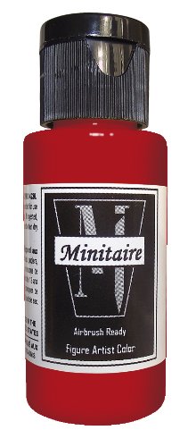 Badger Air-Brush Company, 2 Ounce Bottle Minitaire Airbrush  Ready, Water Based Acrylic Paint, Nebula Red