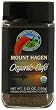 Mount Hagen Organic Freeze Dried Instant Coffee, 3.53-Ounce Jars (Pack of 6)