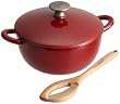 Mario Batali 3 Quart Risotto Pan with Spoon, Chianti