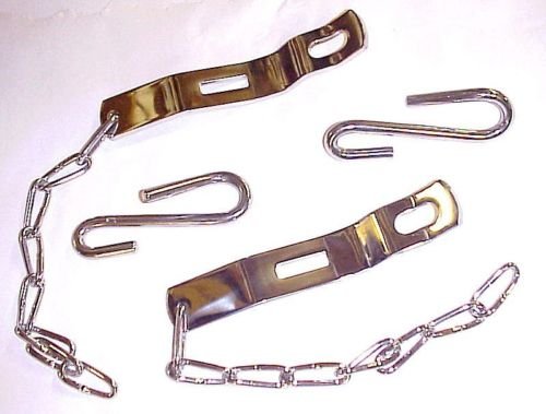 1958-1966 Chevy GMC Truck Tailgate Chains Stainless