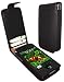 Premium  Quality Black Exec soft leather case - apple iphone (Flip Type)by DURAGADET® exclusive to Discount Satellite navigation ltd, 2 year warranty.