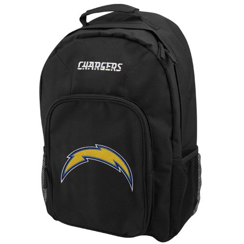 NFL San Diego Chargers Southpaw Backpack (Black, Medium)