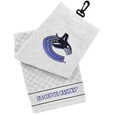 NHL Vancouver Canucks Embroidered Tri-Fold Golf Towel - White
