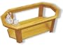 Oak Glass Top Coffee Table With Butterfly Etched Glass - Butterfly Coffee Table Furniture - Unique Butterfly Gift Ideas - Fully Assembled - 39" x 22" x 15" high