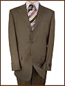 ~~ Limited Time Only ~~ Brand New Italian Virgin Wool Super 140's Taupe Brown Hand Tailored Mens Suit ~~~ the Best Fit and Cut Suits