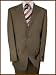 Apparel : Brand New Taupe Brown Men Suits ~~ Italian 100% Merino Wool 140's Hand Tailored Suit ~~ The Best Fit and Cut Classic Suits