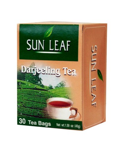 Sun Leaf Darjeeling Tea Tea, 30-Count Tea Bags (Pack of 24) by Darjeeling Teas