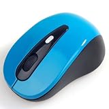 Cordless USB Receiver Wireless 2.4G Optical Mouse Vista - BLUE