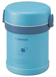 Zojirushi SL-MEE07AB Ms.Bento Stainless Lunch Jar, Aqua Blue