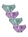 DAVID ARCHY Men's 4 Pack Wide Waistband Bikini (M, Green/Purple-Modal)