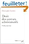 Droit des contrats administratifs
