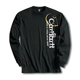 Carhartt Distressed Logo Long Sleeve T-Shirt k214