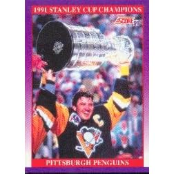 1991-92 Score American #425 Stanley Cup Champs by