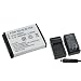 eForCity SLB-10A Battery + Charger Compatible with Samsung© SL202 SL420 SL620