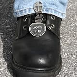 John 3:16 Motorcycle Pant/Boot Clips - Front Clips