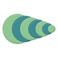 Wizard Nestabilities Die Set - Circle (Green/ Blue)