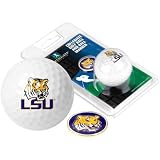 LSU Tigers Logo Golf Ball and Ball Marker