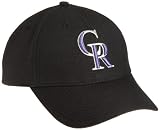 New Era Colorado Rockies Pinch Hitter Wool Replica Adjustable Cap (Black)
