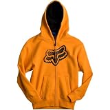 Fox Point to the Fence Hoodie orange crush L -Kids