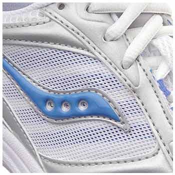 Saucony Women's Grid Jazz X (White/Silver/Lt.Blue 5.5 M) from Saucony