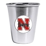 Nebraska Cornhuskers Stainless Steel Shot