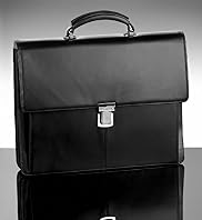 Collezione Polished Leather Briefcase