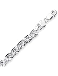Sterling Silver 7.5mm Heavy Link Chain - 9 Inch