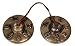 Outdoor Living : Unique 21st 30th 40th 50th Christmas Gift Her Him - 3" Tibetan Style Ting Shaw Cast Brass Meditation Bells