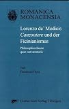 Produkt-Bild: Lorenzo de' Medicis Canzoniere und der Ficinianismus