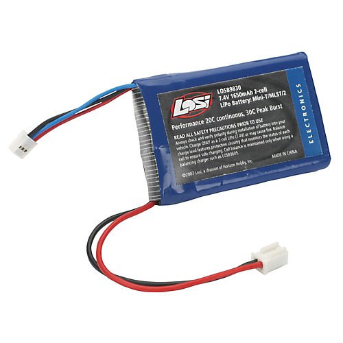 7.4V 1650mAh LiPo: MiniT/MDT/ MLST/2