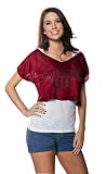 South Carolina Gamecocks Women's Cardinal Cropped Top Mesh Jersey
