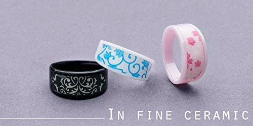 Keydex NFC Ring for Profile Exchange #18 (2.46 In), Fine Ceramic, Waterproof Patent