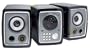 Philips MC 320 - Micro system - radio / CD / cassette - black, silver