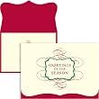 Greetings Of The Season Scroll Holiday Cards -