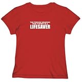 T-Shirt Woman Red  For A Lifesaver  Occupations