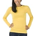 Mossimo Supply Co. Core Long Sleeve Crewneck Top - Sun Fun Yellow