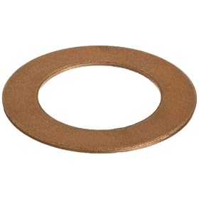 Bunting Bearings EW324804 2" Bore x 3" OD x 1/4" Thickness Powdered Metal SAE 841 Thrust Washers