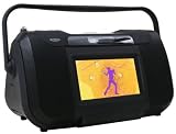 Xoro HMD 900 Ghettoblaster mit CD/ DVD Player, TV und Radio schwarz