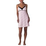 Gilligan & O'Malley® Micro Chemise - Ebony/ Pink Stripe