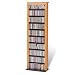 Oak/Black Slim Barrister Tower