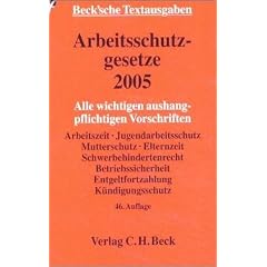 Arbeitsschutzgesetze 2005