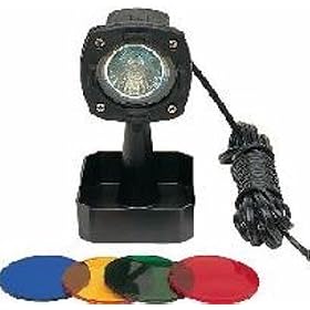 20 Watt Halogen Underwater Light with Color Lenses and Transformer by 