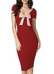  Cap Sleeves Polyester/Spandex Above the Knee Evening Dress/Prom Dress/Wedding Party Dress  With a Bow(s)