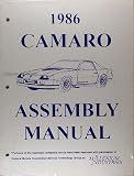 1986 Camaro Factory Assembly Manual Reprint Berlinetta Z28 IROC