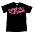 VERSUS THE MIRROR - Broken Logo - Black T-shirt