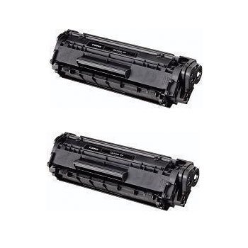 2 Pack Canon 104, FX-9, FX-10 (0263B001AA, FX9, FX10) Compatible 2000 Yield Black Toner Cartridge - Retail