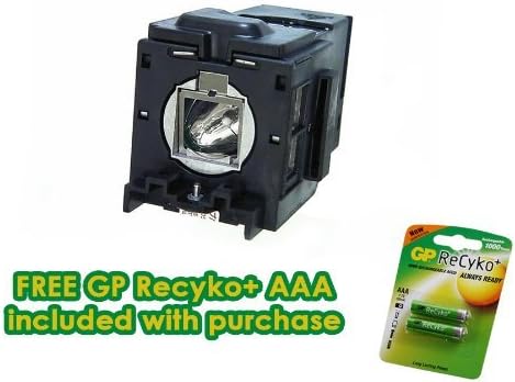 Toshiba TLP-LV8 Projector Lamp Replacement - Premium DS Miller Projector Lamp with FREE GP Recyko AAA Rechargeable Batteries